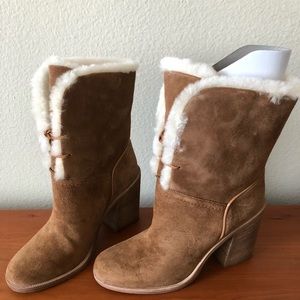 UGG HEELED BOOTIES